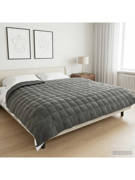 Βάρος Κουβέρτα Ανθρακί 200 x 200 cm 9 kg 100% Βαμβάκι 205T