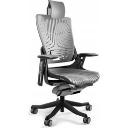 Wau 2 TPE-8 office chair, grey/black elastomer W-709-B-TPE-8