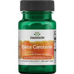 Swanson Beta Carotene 100 Μαλακές Κάψουλες