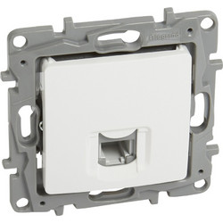 LEGRAND πρίζα RJ11 764569, λευκή