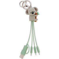 Legami 6 in 1 Keychain Charging Cable - Link Up-Καλώδιο Φόρτισης-Κοάλα - Legami