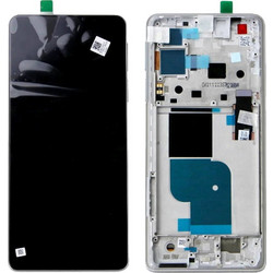 Γνήσια Οθόνη LCD και Μηχανισμός Αφής για Motorola Edge 30 Pro (XT2201) με Πλαίσιο - Λευκό (Service Pack)