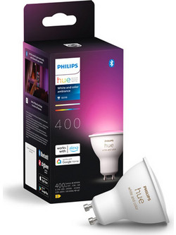 Λάμπα LED Philips Hue GU10 White & Color Zigbee 2000-6500K 400lm 4.2W 929003666501