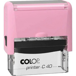 Σφραγίδα Colop C40 6 Σειρών Pastel Ροζ