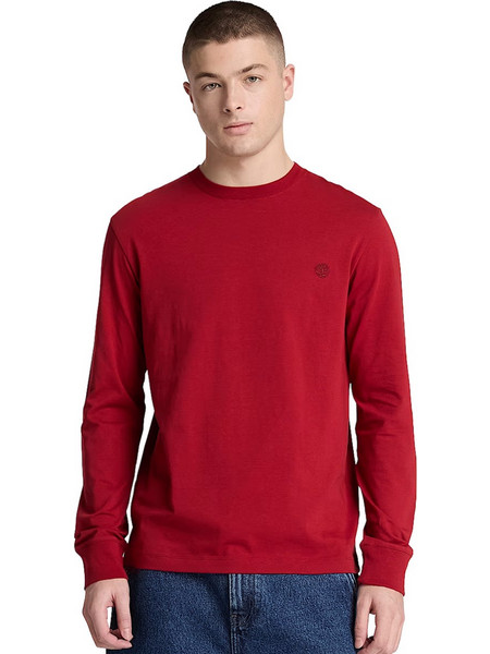 TIMBERLAND EMBROIDERED ΜΠΛΟΥΖΑ ΑΝΔΡΙΚΗ TBC0YHBT-AI7 (AI7/RHYTHMIC RED)
