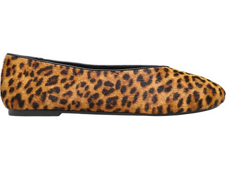 Carrano γυναικείες suede μπαλαρίνες με animal print - 865012-TR01 Καμηλό