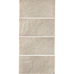 VEVOR 3D Wall Panels, 4 Pack 48 x 24 in PU Natural Stone Imitation Wall Art Tiles, 32 Sq.Ft Coverage Accent Wall Panel, Interior Home Decor for Ceiling, Bedroom, Living & Gaming Room, Stone Yellow