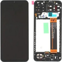 Αυθεντική Οθόνη Samsung A13 4G A137 Black (Samsung Service Pack GH82-29227A GH82-29228A)