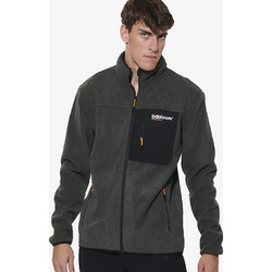 Body Action Full-Zip Polar Fleece Ανδρική Ζακέτα με Φερμουάρ Λευκή