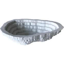 Cintan White Μπωλ Polyresin Λευκο 28x20.5xH8cm - Liberta