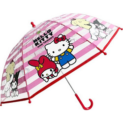 Ομπρέλα παιδική μπαστούνι 45cm Hello kitty 9530