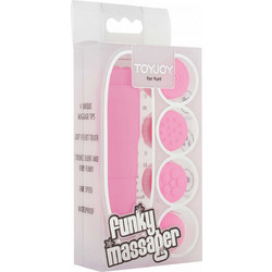 ToyJoy Funky Massager Δονητής Μασάζ 10cm Ροζ
