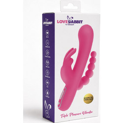 ToyJoy Love Rabbit Tripple Pleasure Δονητής Rabbit Ροζ