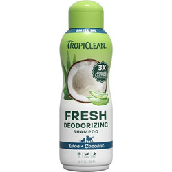 TropiClean Fresh Deodorizing Shampoo Αλόη +amp Καρύδα592ml