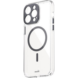 Moshi iGlaze Back Cover with MagSafe Meteorite Grey (iPhone 15)