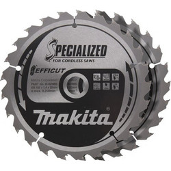 Makita Δίσκος Κοπής Ξύλου με 25 Δόντια 165mm 2τμχ B-62985-2