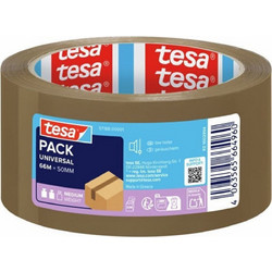 Ταινία Συσκευασίας Tesa PP Universal 66mΧ50mm Χαμηλού Θορύβου Καφέ