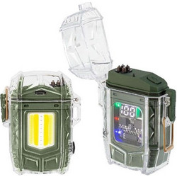 Επαναφορτιζόμενος Αναπτήρας Με Φακό LED D48-2 - Arc Ignition Portable Lamp-152043-152043