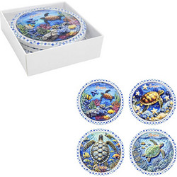 Σετ σουβέρ Greece 4τμχ - Coaster set 4pcs-026067-239232
