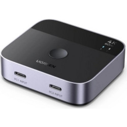 Ugreen Διακόπτης / Διακόπτης 2x USB-C σε HDMI AW502 2-σε-1 4K 60Hz (55451)
