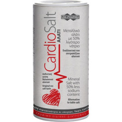 Uni-Pharma Cardiosalt, Μεταλλικό Αλάτι με 50% Λιγότερο Νάτριο 250gr