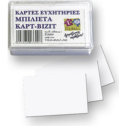 Καρτβιζίτ πακ=100τεμ JustNote 3876 18-56