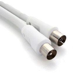 Καλώδιο Κεραίας Coax Male to Coax Female 2.5m White FTT2-013