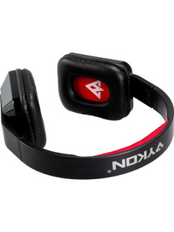 Vykon MQ77 Ασύρματα Bluetooth Ακουστικά Over Ear Μαύρα