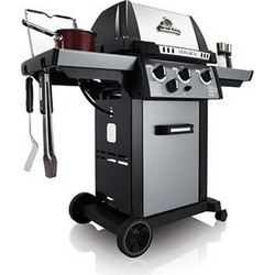 Broil King Monarch 340 Ψησταριά Υγραερίου με 3 Εστίες και Πλαϊνό Μάτι 8.8kW Επιφάνειας 56x38cm