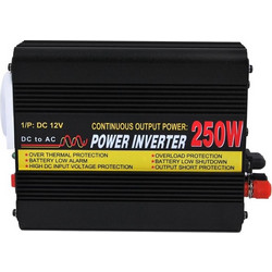 Autoline Μετασχηματίσης 12V σε 250W με 2 Μπρίζες
