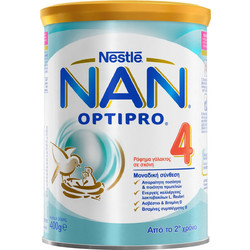 Nestle Nan 4 Optipro Βρεφικό Γάλα Σκόνη 24m+ 400gr