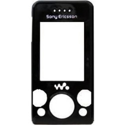 Γνήσιο (ORIGINAL) Sonyericsson W580i μπροστινό κάλλυμα μαύρο - W580i A' cover black