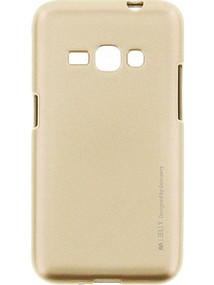 Θήκη Mercury i-Jelly για Samsung J120 Galaxy J1 (2016) Back cover TPU Metal Gold