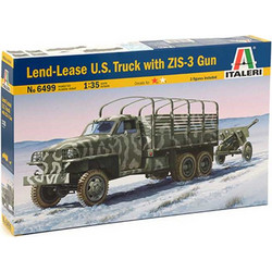 Italeri Lend Lease U.S.TRUCK With Zis-3 Gun 1:34