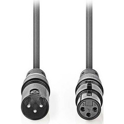 Nedis Cable Balanced XLR male - XLR female 10m (COTG15010GY100)