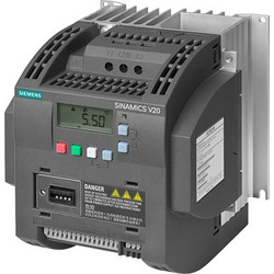 Siemens SINAMICS V20 1AC200-240V -10/+10% 47-63HZ RATED POWER 2,2 WITH 150% OVERLOAD FOR 60SEC UNFILTERED I/O-INTERFACE: 4DI (6SL32105BB222UV0)