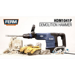Ferm HDM1041P Κρουστικό Κατεδαφιστικό Πιστολέτο Ρεύματος 1500W 25V με SDS Max