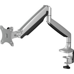 Icy Box Βάση Γραφείου Οθόνης έως 32 inches με Βραχίονα Ασημί IB-MS503-T