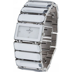 Anne Klein Swarovski Γυναικείο Ρολόι με Ασημί Μεταλλικό Μπρασελέ 10-8473MPSV