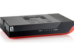 LevelOne GSW-0507 Ver. 5.0 Unmanaged L2 Switch με 5 Θύρες Ethernet 1Gbps