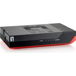 LevelOne GSW-0507 Ver. 5.0 Unmanaged L2 Switch με 5 Θύρες Ethernet 1Gbps