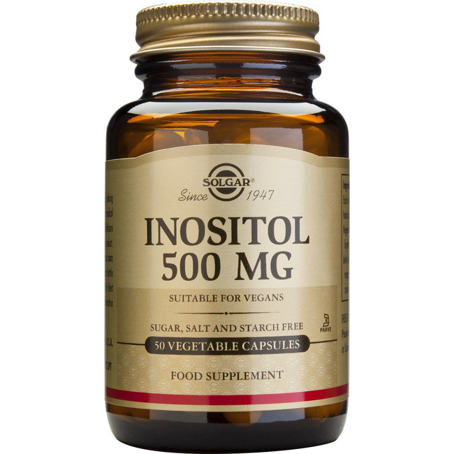 Solgar Inositol 500mg 50 Κάψουλες | BestPrice.gr