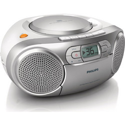 Philips AZ127 Φορητό Ράδιο CD Player με Κασετόφωνο