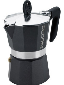 Pedrini 9112-8 Μπρίκι Espresso 2Cups Μαύρο