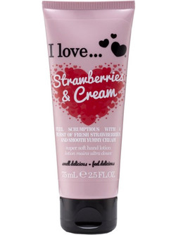 I Love Strawberries & Cream Ενυδατική Κρέμα Χεριών 75ml