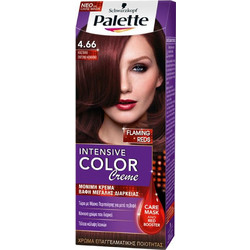 Schwarzkopf Palette Intensive Color Creme 4.66 Dark Red Intensive Μόνιμη Βαφή Μαλλιών 50ml