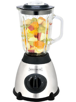 Royalty Line RL-SME-600.6 Μπλέντερ για Smoothie με Γυάλινη Κανάτα 1.5lt 500W Ασημί