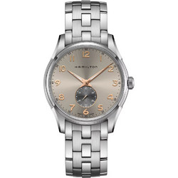Hamilton Jazzmaster Ανδρικό Ρολόι Χρονογράφος με Ασημί Μεταλλικό Μπρασελέ H38411180