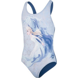 Speedo Disney Frozen 2 Elsa Αθλητικό Παιδικό Μαγιό Ολόσωμο για Κορίτσι Μπλε Λευκό 807386-D787