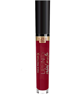 Max Factor Lipfinity Velvet Matte 090 Red Allure Long Lasting Liquid Κραγιόν 3.5ml
